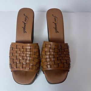 Free people high heel sandals size 40 US 9.5